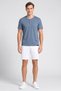 Men Sportswear Fit Short Sleeve Outdoor T-Shirt, Blue - 2