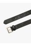 Buckle Faux Leather Belt - 3