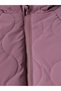 Purple Hooded Quilted Baby Girl Coat - 4