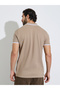 Men Beige Regular Fit Pique Polo With Tipping - 4