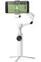 Flow 2 Plus AI Tracker Bundle White - Foldable Phone Gimbal, AI Tracking with Any App, Multi-Person Tracking, Built-in Tripod/Selfie Stick, Remote Control, iPhone/Android Stabilizer, Travel - 4