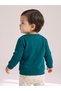 Baby Girls Green Cotton Graphic Sweatshirt - 4