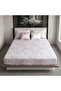 Luxury 3-Piece Turkish Satin Cotton Bedsheet Set – King Size | Ultra Soft, Breathable & Wrinkle-Resistant | Elegant Collection Bedding with 2 Pillowcases (Light Pink Floral, King (U.K. Standard)) - 3