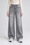 Distressed Detailed Jean Trousers Gray - 3