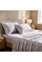 Luxury 3-Piece Turkish Satin Cotton Bedsheet Set – King Size | Ultra Soft, Breathable & Wrinkle-Resistant | Elegant Collection Bedding with 2 Pillowcases (Light Pink Floral, King (U.K. Standard)) - 5