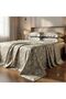 Luxury 3-Piece Turkish Satin Cotton Bedsheet Set – King Size | Ultra Soft, Breathable & Wrinkle-Resistant | Elegant Collection Bedding with 2 Pillowcases (Green Floral., King (U.K. Standard))