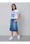 Teen Girls White Varsity Print T-Shirt - 2