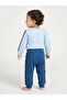 Baby Boys Blue Astronaut T-Shirt and Joggers Set - 6