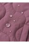Purple Hooded Quilted Baby Girl Coat - 2