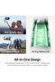 Flow 2 Plus AI Tracker Bundle White - Foldable Phone Gimbal, AI Tracking with Any App, Multi-Person Tracking, Built-in Tripod/Selfie Stick, Remote Control, iPhone/Android Stabilizer, Travel - 3