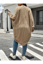 Plus Size Embroidered Knitted Longline Cardigan - 4