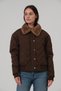 Women's Coats Women's Coat with Detachable Fur Detail - 3