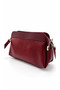 Solenne Women's Crossbody Burgundy Shoulder Bag with Zipper Strap Daily Bag - 2