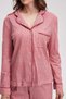 Women's Checked Long-Sleeve Pyjamas with Front Buttons - 6
