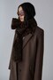 Bitter Brown Leopard Fur Scarf - 3
