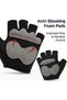 Half Finger Cycling Gloves – Breathable Anti-Slip Padded Palm Bike Gloves for Men & Women – Adjustable Wrist Strap, Shock Absorbing Mesh Design – Ideal for MTB, Road, and Fitness Training - 4
