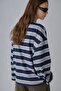 Blue Siera Striped Long Sleeve T-Shirt