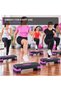 Aerobic Exercise Step Platform – Adjustable Height Fitness Stepper with Anti-Slip Surface for Home Workouts, Black & Purple - 5