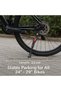 ® Adjustable Bicycle Kickstand 33 cm | Heavy-Duty Steel Rear Mount Bike Stand with Anti-Slip Rubber Foot & Red Reflector | Universal Fit for 24–29 Inch MTB, Road & City Bicycles - 5