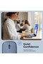 Slim EX Wireless Mouse, Bluetooth & 2.4 GHz, Quiet Clicks, Indigo - 5