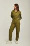 Solid Long-Sleeve Jumpsuit - 2
