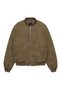 Suni deri bomber ceket - 4