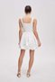 Ruched Short Strap Dress - 7