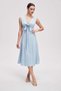 Solid Midi Strap Dress
