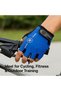 Half Finger Cycling Gloves – Breathable Anti-Slip Padded Palm Bike Gloves for Men & Women – Adjustable Wrist Strap, Shock Absorbing Mesh Design – Ideal for MTB, Road, and Fitness Training - 6