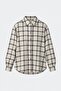 Beige Slone Plaid Shirt - 4