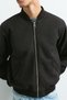 Suni deri bomber ceket - 7