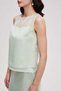 Sleeveless Solid Blouse - 2