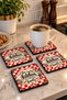 Glass Coaster |   Kitchen |   4-Piece Set |   10cm X 10cm