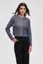 Solid Ribbed Long-Sleeve Jacket