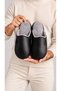 Men's 2-Pack House Slippers Black Leather Fur Inside Plush Warm Sole Winter Comfort Slippers Dowry Slippers - 5
