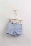 Boys Solid Side-Pocket Shorts