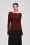 Plain Long-Sleeve Top - 3