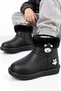 Children's Waterproof Rain Boots with Plush Detailing, Teddy Bear Figure, and Fur Inside - 3