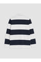 Quality Parts from Çelebi Store Devrik Roba Yaka Striped Men's Sweatshirt - 6