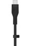 BoostCharge Flex silicone USB C charger cable, USB-IF certified USB type C to USB type C charging cable for iPhone 16, 15, Galaxy S24, S23, iPad, MacBook, Note, Pixel and more - 3m, black - 5