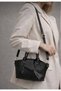 Women's Black Snap Closure Soft Faux Leather Hand and Shoulder Bag
