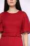 Maxi Checkered Flutter Sleeve Dress - 3