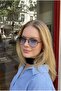 Suveybe Unisex Damla Ultra Light Indigo Blue Sunglasses with Uv400 Filter - 2