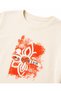 Girl's Number Badi 4-8 Years Cream-Orange - 2