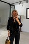 Bomber Jacket / Pants Black Tensel Set - 4