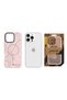 MagForce Hyperstealth Sika protective case compatible with iPhone 16 Pro Max, pink