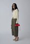 Cream Double Layer Ribbed Knitwear Cardigan - 7