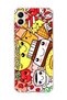 Cute Colorful Food Printed Transparent Phone Case Compatible with Samsung Galaxy A04