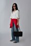 Red Nomi Knitwear Waist Belt - 7