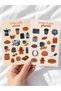Cozy Café and Treats & Sips 2-Piece Sticker Sheet Set - Notebook, Planner